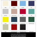 Harloff 6401 Classic Line Six Drawer Emergency Cart - Color Chart