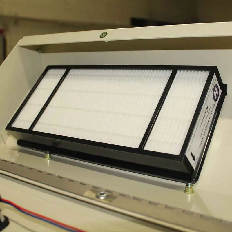 Harloff HEPA Scope Cabinet Replacement Filter - In Use