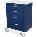 Harloff MDS3030B16 M-Series Tall Emergency Crash Cart - Navy