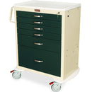 Harloff MDS3030K16 M-Series Tall Procedure Cart - Beige/Green