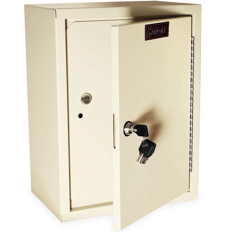 Harloff Medium Narcotics Cabinet with Double Door and Double Lock with key in lock