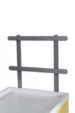 Harloff Mini-Line 18" Raised Back Rails (2 Tier)