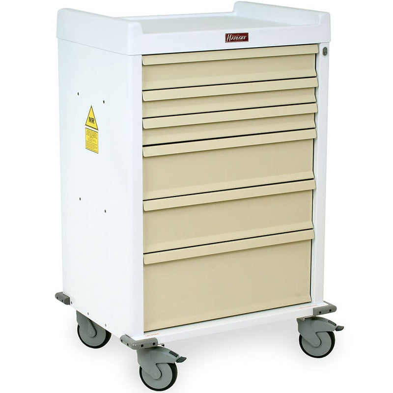 Harloff MR6K MR-Conditional Anesthesia Cart  Yellow