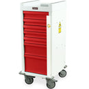 Harloff MRN7B Narrow MR-Conditional Emergency Cart  Standard - Yellow