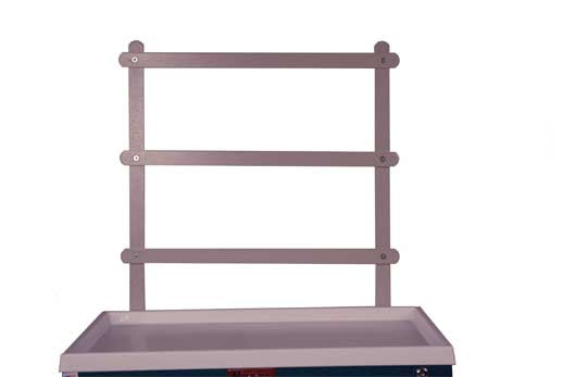 Harloff Raised Back Rail  3 Tier Raised Back Rail