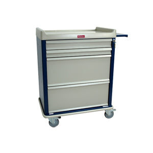 Harloff SL100DSP Medication Cart with Key Lock, Dispill Package  Yellow