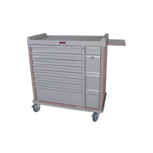 Harloff SL294BOX Standard Line Unit-Dose Med Cart, Capacity 294 Boxes  Specialty Package, Yellow