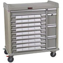 Harloff SL36BIN5 Standard Line 36 Bin Medication Cart, with Lock Choice
