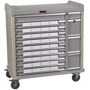 Harloff SL36BIN5 Standard Line 36 Bin Medication Cart, with Lock Choice  BEST Lock/Specialty Pack, Yellow