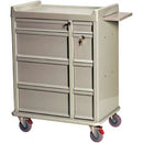 Harloff Standard Line 480 Capacity Punch Card Medication Cart - 1