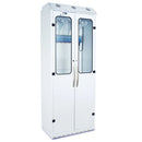 Harloff SureDry 14 Scope Cabinet with Dri-Scope Aid & Key Lock Closed and Facing Right