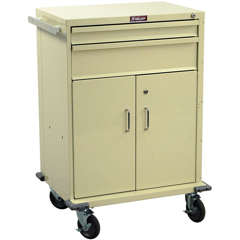 Harloff V30-2K 2 Drawer Procedure Cart  Yellow