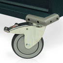 Harloff Value Med-Bin Cart with Key Lock Wheel Close Up