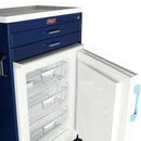 Harloff VF4250K-AC Mobile Vaccine Freezer Cart open