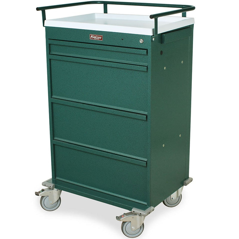 Harloff VLT360PC Value Line Punch Card Medication Cart  With Electronic Pushbutton Lock and Specialty Pack