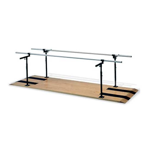 Hausmann 7' Height & Width Adjustable Parallel Bars  10' Length - with Abduction Board