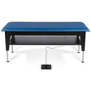 Hausmann ADA Bariatric Electric Hi-Lo Treatment Table with Storage Shelf Raised