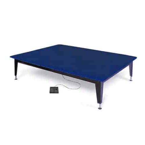 Hausmann Bariatric Electric Hi-Lo Mat Platform  6' x 8' with Gray Vinyl