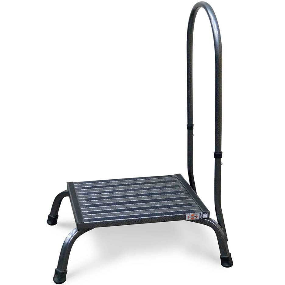 Hausmann Bariatric XL Safe Step Stool with Handrail - 2038
