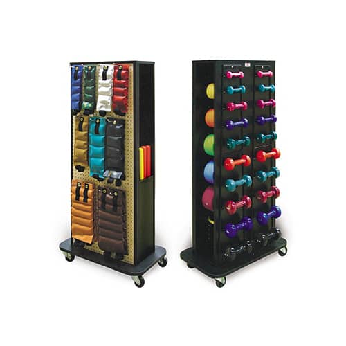 Hausmann Econo Multi-Purpose Weight Rack  Accessorized