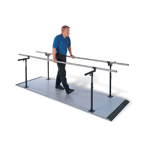 Hausmann Econo Platform Mounted Parallel Bars  10 Feet Long