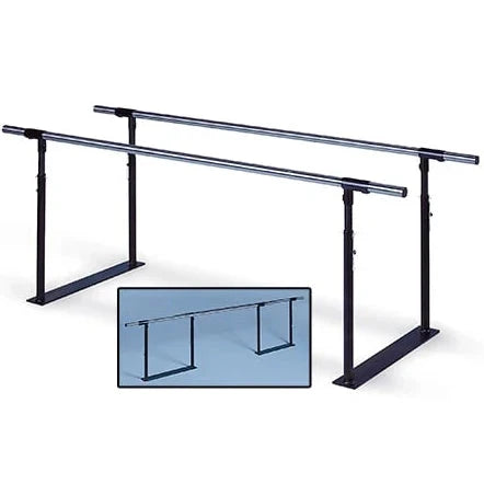 Hausmann Height Adjustable Space Saving Folding Parallel Bars  9' (274 cm)