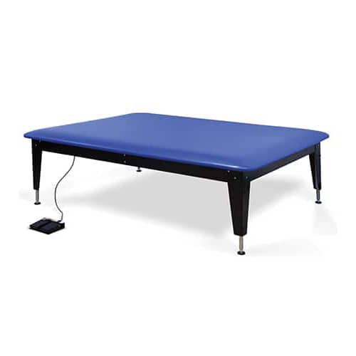 Hausmann Mighty-Matic Bariatric Electric Hi-Lo Mat Platform  6' x 8' with Gray Vinyl