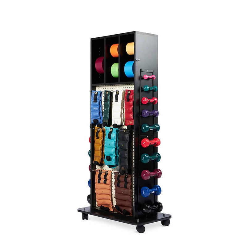 Hausmann Multi-Purpose Combination Rack with Mirror  Accessorized