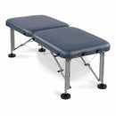 Hausmann Portable Treatment Sideline Table  Blue Vinyl Upholstery