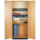 Hausmann Thera-Wall Modular Therapy Storage System  Model 8251 - Not Accessorized with Maple Laminate