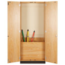 Hausmann Thera-Wall Modular Therapy Storage System  Model 8252 - Accessorized with Maple Laminate