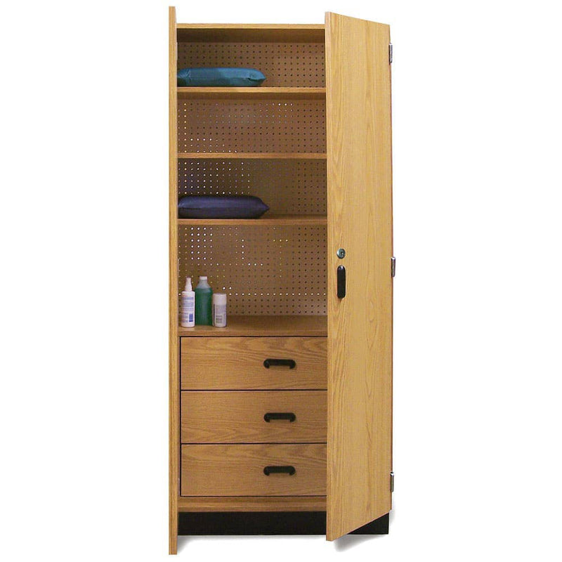 Hausmann Thera-Wall Modular Therapy Storage System  Model 8253 - Not Accessorized with Maple Laminate