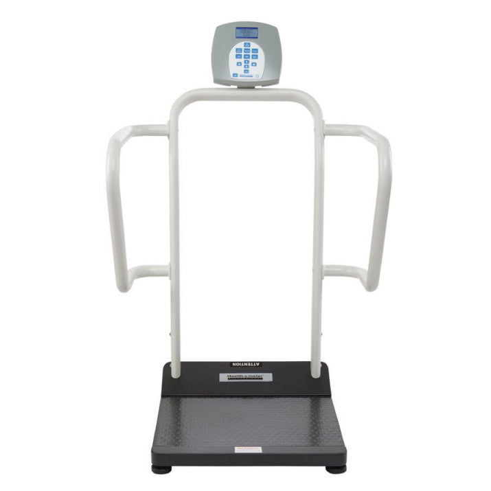 Health o meter 1100 Digital Platform Scale  Kg and Lb with Height Rod and Wireless