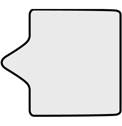 Hill-Rom/Borning Genesis Foot V-cut 32" Square Birthing Bed Pad