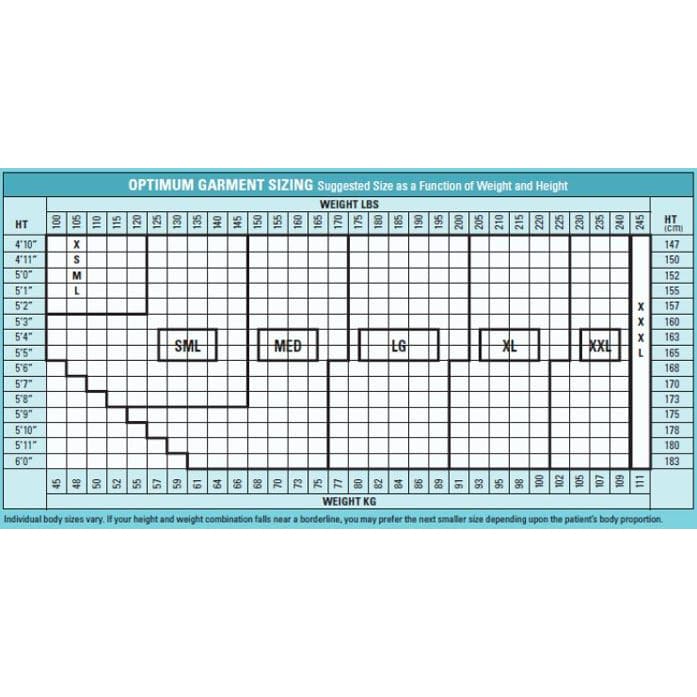 HK Surgical Optimum Arm & Back Garment 