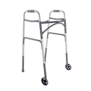 Dynarex Bariatric Dual Release Folding Walker  with wheels
