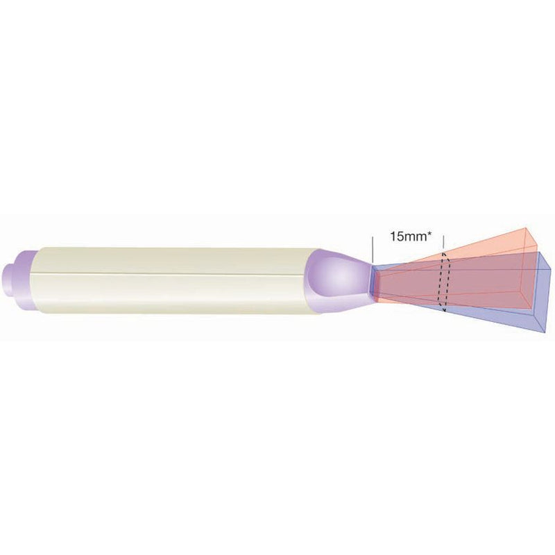 Huntleigh 8 MHz Wide Beam Vascular Probe - Beam Illustration
