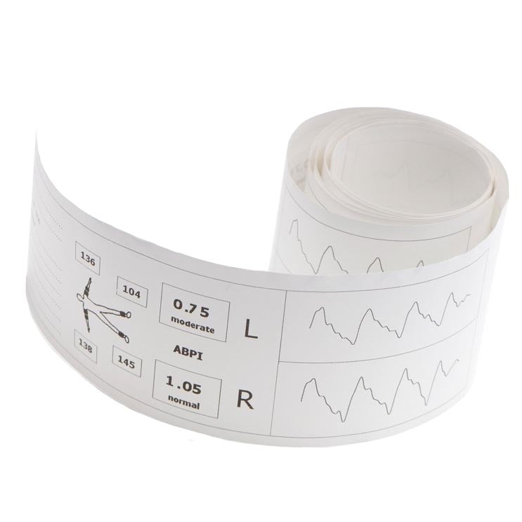 Huntleigh Dopplex ABIlity Printer Paper (5 Rolls/Pack)  Adhesive Backed