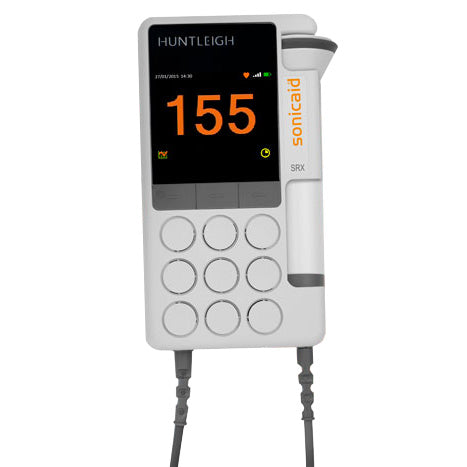 Huntleigh Sonicaid SRX Digital Doppler with Interchangeable Probe  Rechargeable Battery Model with 3 MHz XS Probe