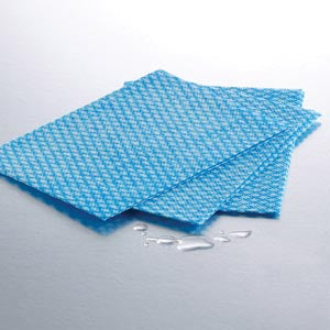 Graham Medical Washcloths & Hand Towels  Hand Towel, Scrim, 17" x 20", Blue, 50/pk, 6 pk/cs