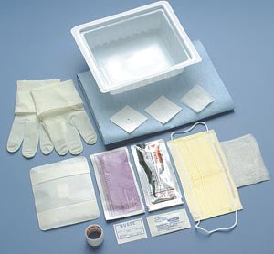 TRAY DRESSING CHANGE CENTRALLINE W/ISO ALCOHOL ST 20/CS
