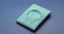 Busse Towels/Drapes  Drape, 3" Round Fenestration, Sterile, Blue/ White