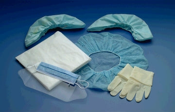 KIT STAFF PROTECT DLX FULLBACKGOWN WH 20/CS