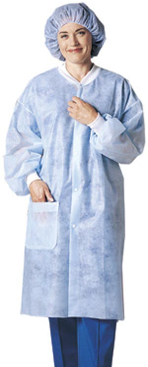Busse Lab Coats  Lab Coat, Large/ X-Large, White, 30/cs