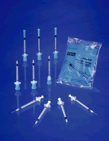 Exel Corporation Exel Tb Tuberculin Syringes  Syringe, Needle, 25G x 5/8", Zero Dead Space, 10/b