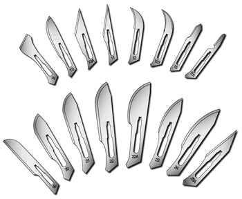 Cincinnati Surgical Company Cincinnati Stainless Steel Blades  Size 22, Sterile, 100/bx