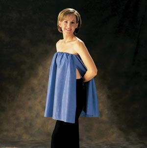 COVERUP EXAM FLEXFIT NW ONESIZE BLU 25/CS