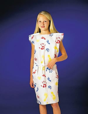 Graham Medical Quality Pediatric Examination Gowns  TPT , 20" x 36", Tiny Tracks Print, 50/cs (112 cs/