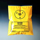 Medegen Chemotherapy Waste Handling Bags  Transport Bag CYTA, 12" x 15", Black on Yellow, Zi