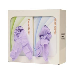 GLOVE DISPENSER DOUBLEBAKED ENAMEL